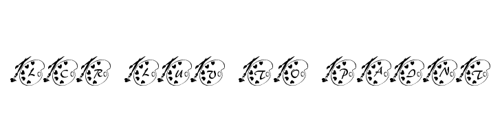LCR Luv To Paint Font