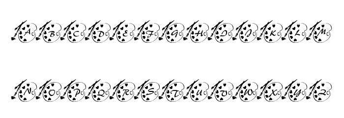 LCR Luv To Paint Font LOWERCASE