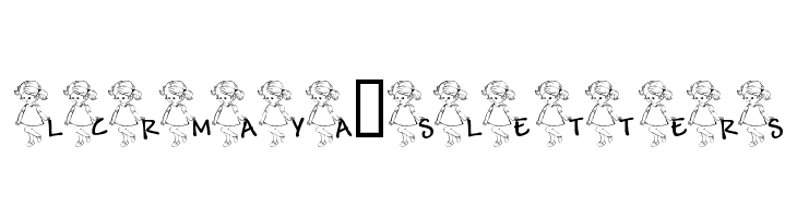 LCR Maya's Letters  Descarca Fonturi Gratis
