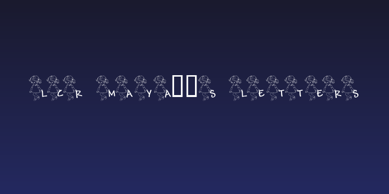 LCR Maya's Letters Social Header