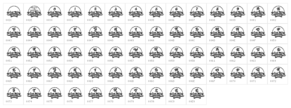 LCR Mom's Rose Basket Character Map
