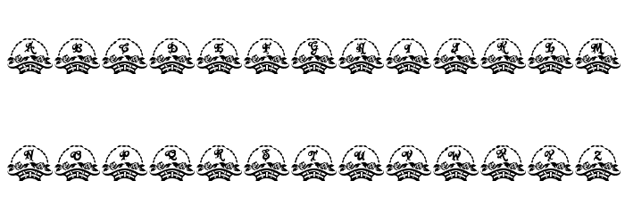 LCR Mom's Rose Basket Font LOWERCASE