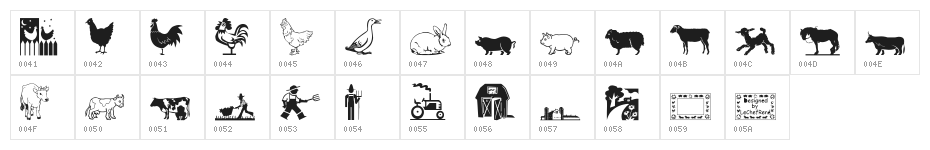 LCR On the Farm Character Map