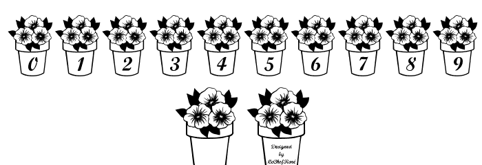 LCR Pansy Peepers Font OTHER CHARS