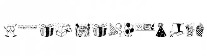 LCR Party Dings  font caratteri gratis