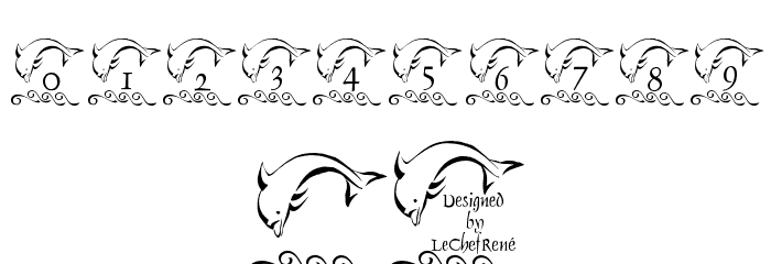 LCR Playful Dolphin Font OTHER CHARS