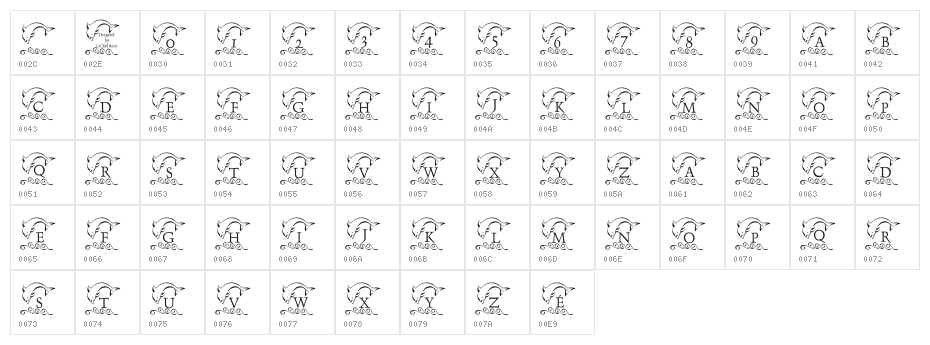 LCR Playful Dolphin Character Map