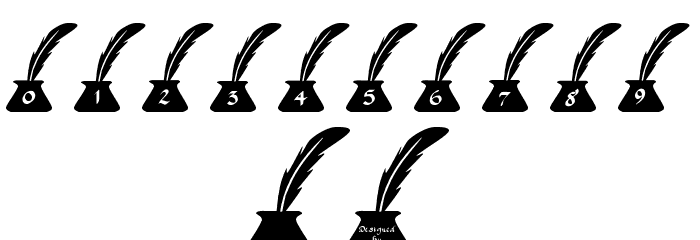 LCR Presidential Pen Font OTHER CHARS