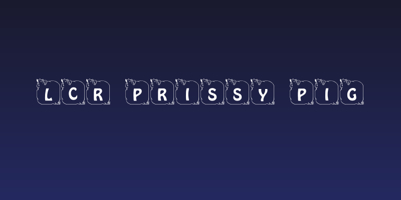 LCR Prissy Pig Social Header