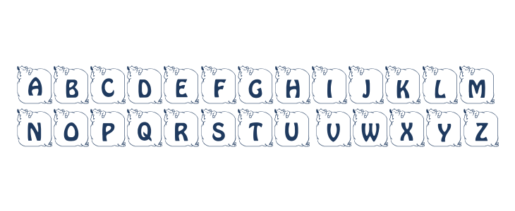 LCR Prissy Pig Lowercase