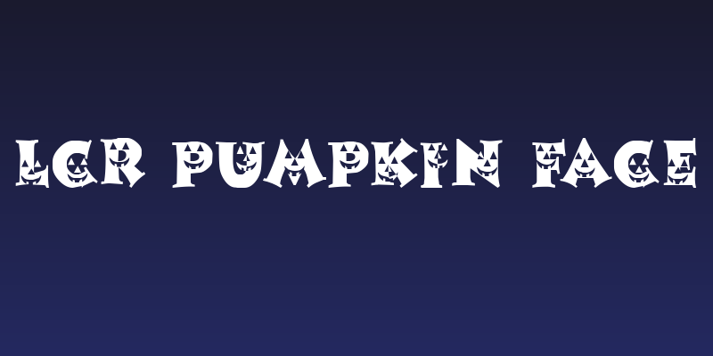 LCR Pumpkin Face Social Header