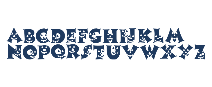 LCR Pumpkin Face Lowercase