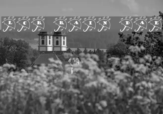 LCR Rainy Daze Font examples