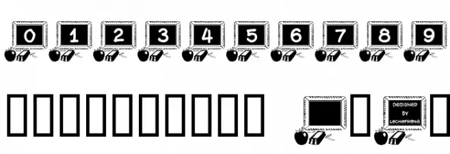 LCR School Daze Font OTHER CHARS