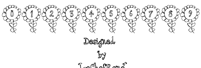 LCR Shelbys Flower Font OTHER CHARS