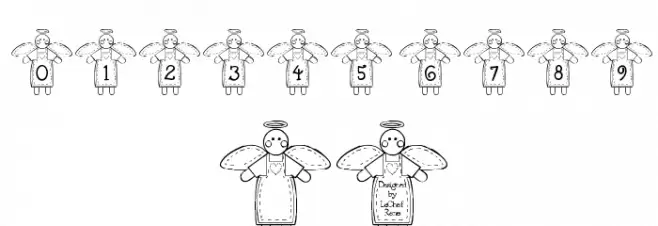 LCR Stitched by an Angel Font OTHER CHARS