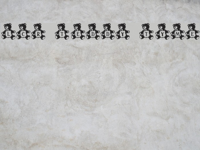 LCR Teddy Tyme Font examples