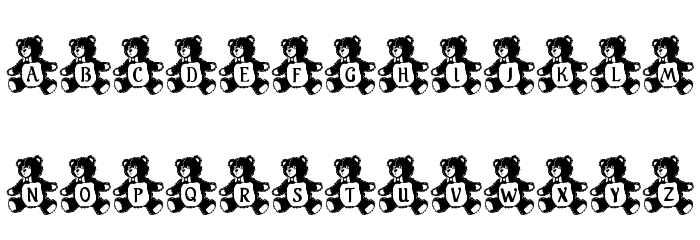 LCR Teddy Tyme Font LOWERCASE