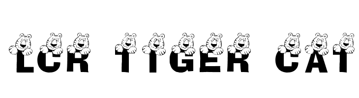 LCR Tiger Cat  Free Fonts Download