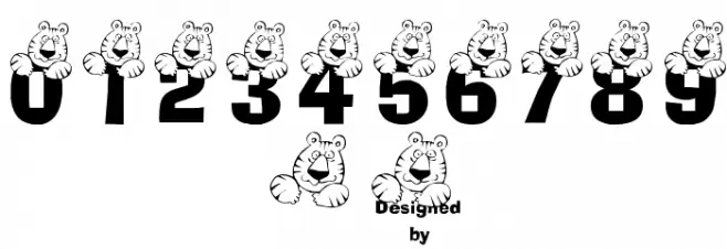 LCR Tiger Cat Font OTHER CHARS