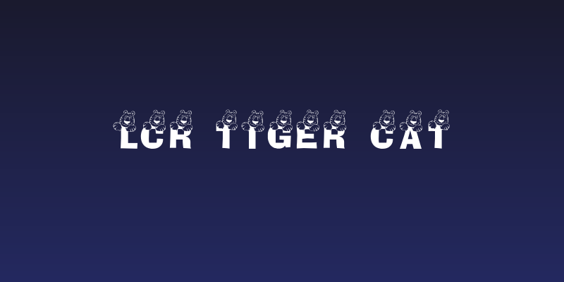 LCR Tiger Cat Social Header