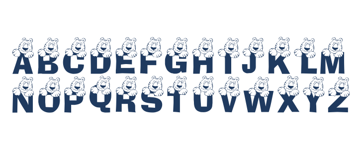 LCR Tiger Cat Lowercase