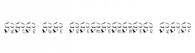 LCR We Remember LSF  Frei Schriftart Herunterladen