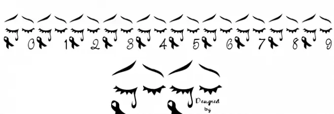 LCR We Remember LSF Font OTHER CHARS