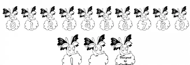 LCR When Elephants Fly! Font OTHER CHARS