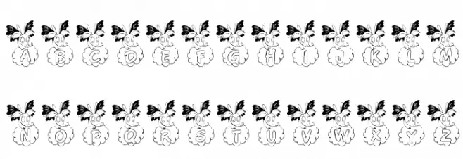 LCR When Elephants Fly! Шрифта ВЕРХНИЙ