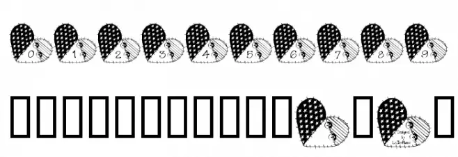 LCR Works of Heart Font OTHER CHARS