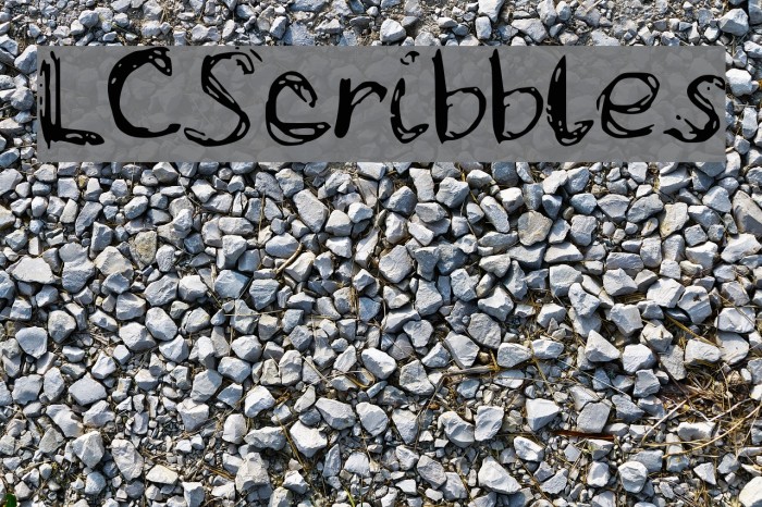 LCScribbles Font examples