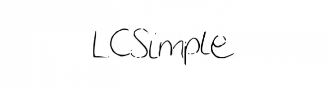 LCSimple  Fuentes Gratis Descargar