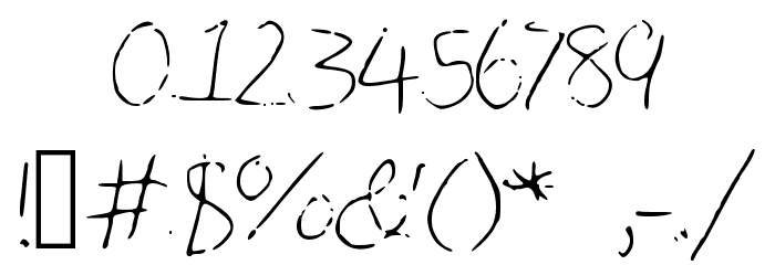 LCSimple Font OTHER CHARS