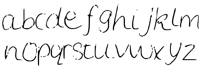LCSimple Font LOWERCASE