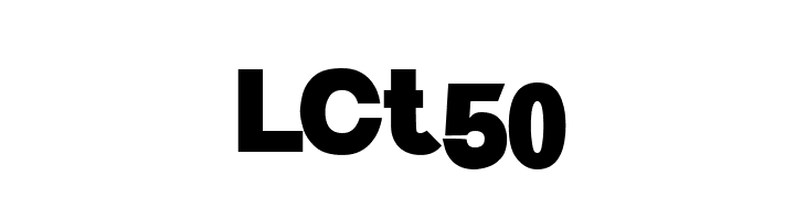 LCt50  font caratteri gratis