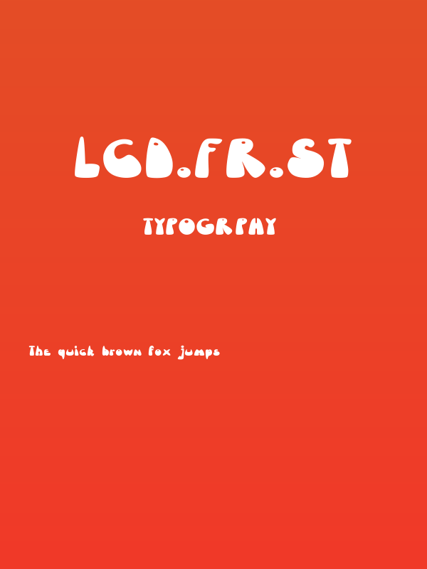 lcd.fr.st Poster