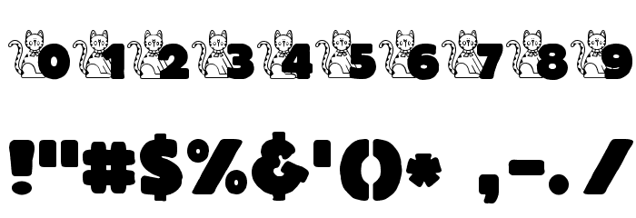 LD Cats Font OTHER CHARS