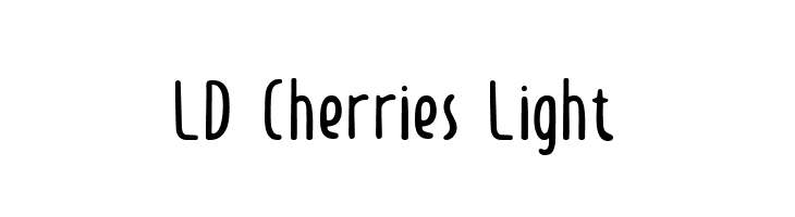 LD Cherries Light  नि: शुल्क फ़ॉन्ट्स डाउनलोड