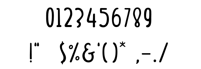 LD Cherries Light Font OTHER CHARS