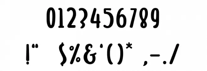 LD Cherries Semi Bold Font OTHER CHARS