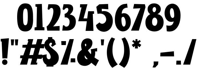 LD Funbites フォント その他の文字