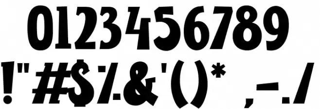 LD Funbites フォント その他の文字