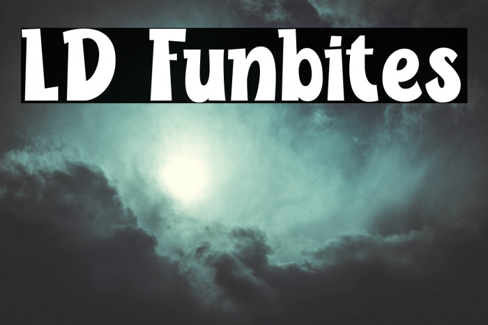 LD Funbites フォント examples