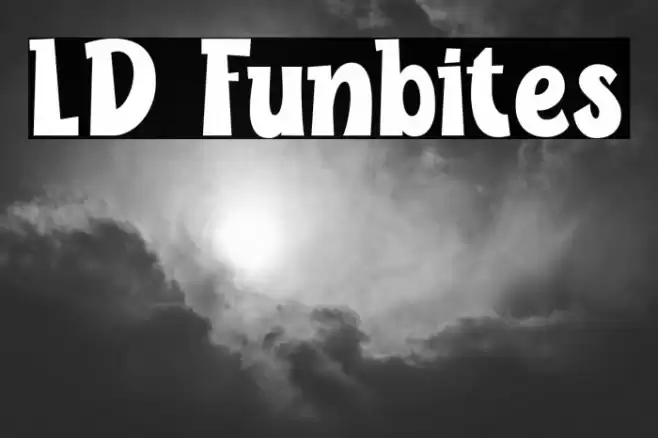 LD Funbites フォント examples