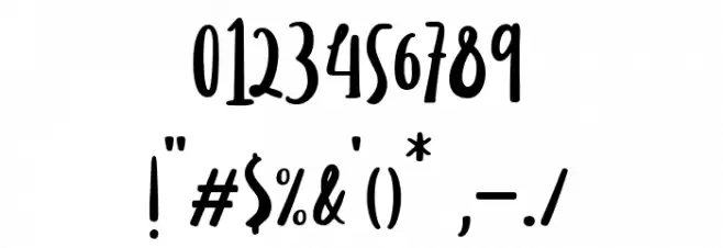LD Happy Saurus Regular Fuentes OTROS CHARS