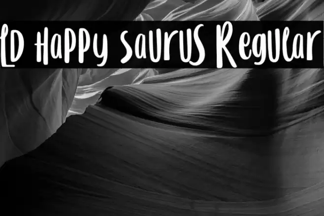LD Happy Saurus Regular Fuentes examples