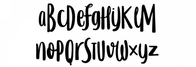 LD Happy Saurus Regular Font Litere mici