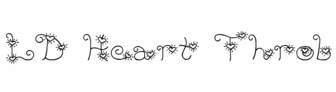 LD Heart Throb  Fuentes Gratis Descargar