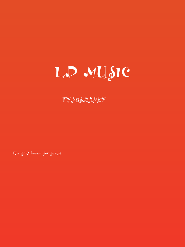 LD Music Poster